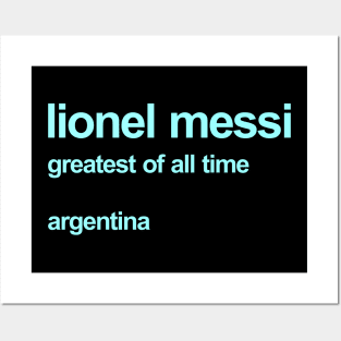 Lionel messi t shirt Posters and Art